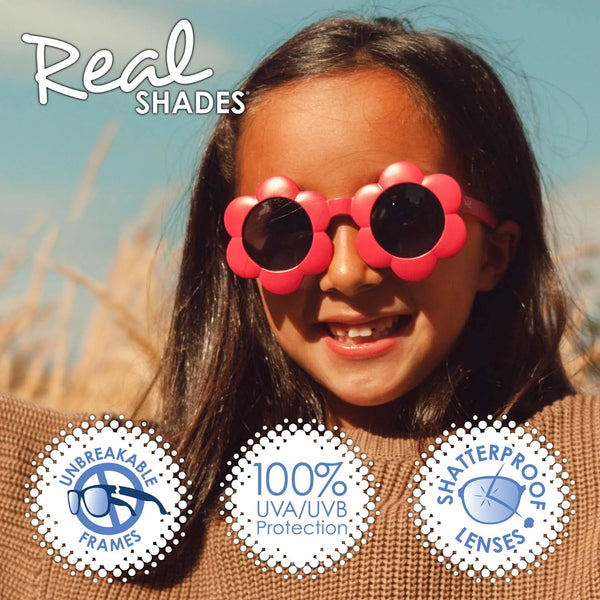 Real Shades Unbreakable Kids Sunglasses - Bloom