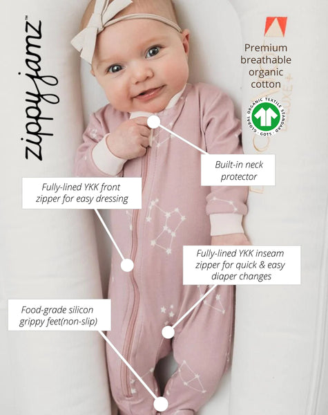 ZippyJamz Organic Cotton Sleepers