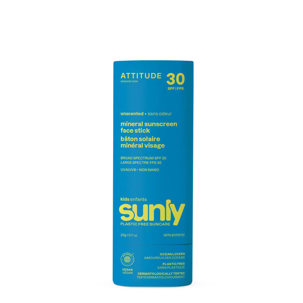 Attitude Sunly Mineral Face Sunscreen SPF30