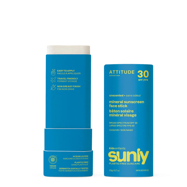 Attitude Sunly Mineral Face Sunscreen SPF30