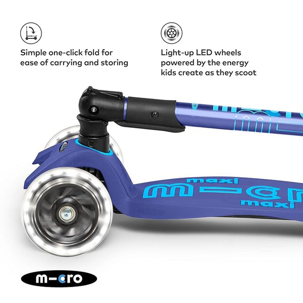 Micro Maxi Deluxe LED Foldable Scooter