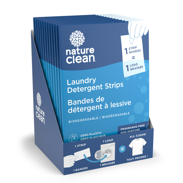 Nature Clean Laundry Strips - Case of 12 (384 Strips)