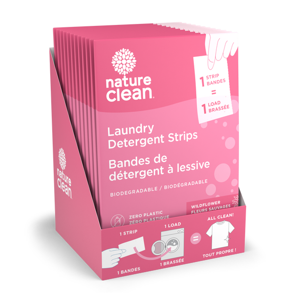 Nature Clean Laundry Strips - Case of 12 (384 Strips)