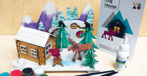 McTavish Art Kits - Log House