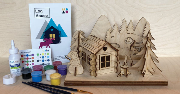 McTavish Art Kits - Log House