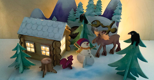 McTavish Art Kits - Log House