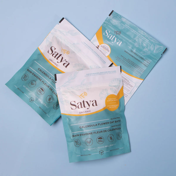 Satya Calendula Flower Oat Bath