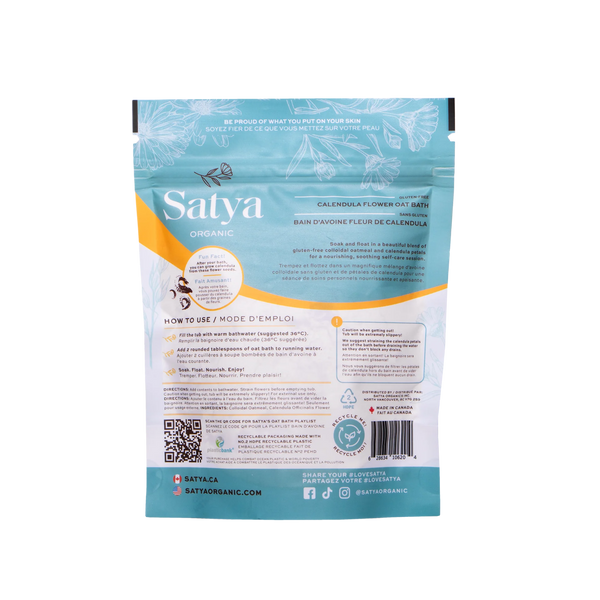 Satya Calendula Flower Oat Bath