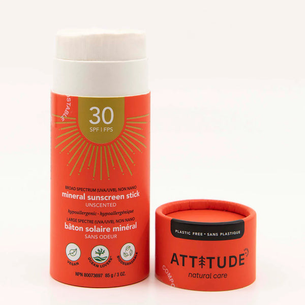 Attitude Mineral Sunscreen Stick - Adult