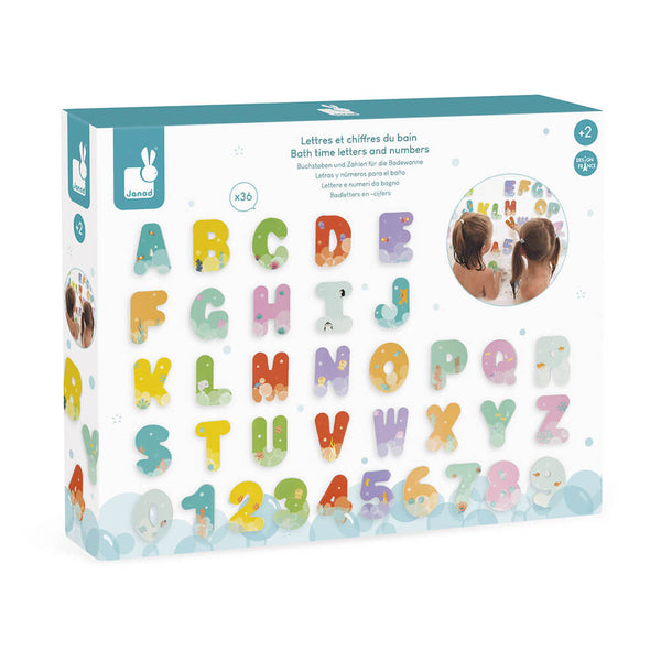 Janod Bath Time Letters and Numbers