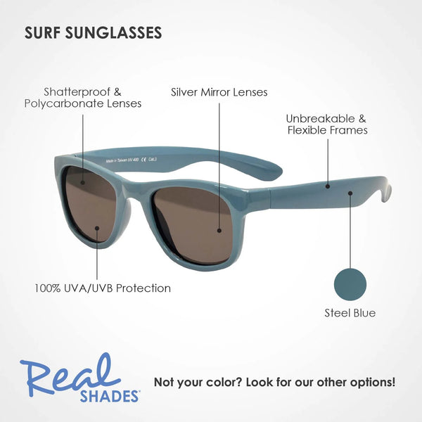 Real Shades Unbreakable Kids Sunglasses - Surf