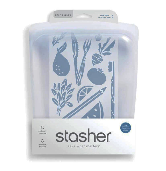 Stasher Reusable Half-Gallon Bags - 6-Pack