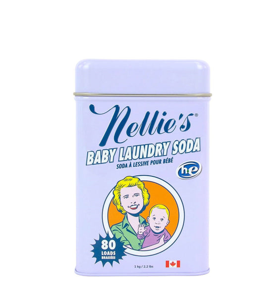 Nellie's Baby Laundry Soda Tin - 80 Loads