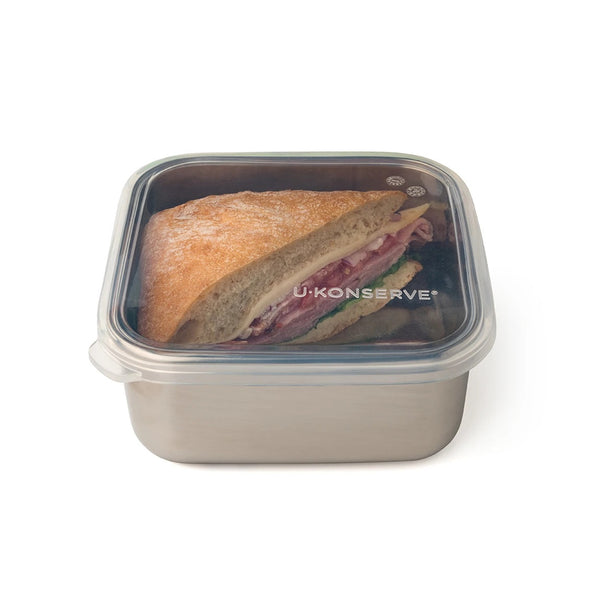 U-Konserve Square Containers with Silicone Lid