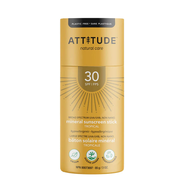 Attitude Mineral Sunscreen Stick - Adult