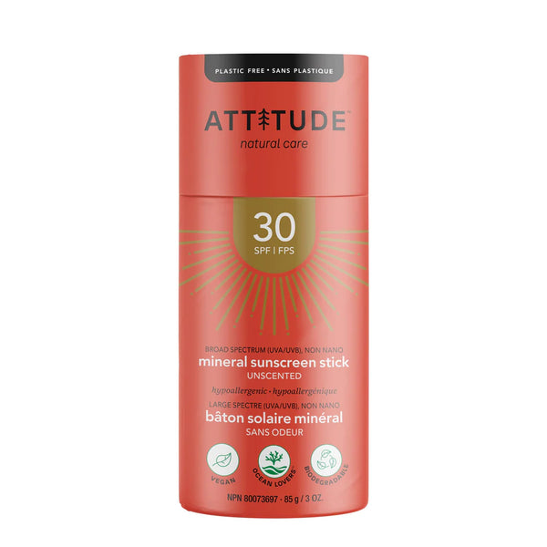 Attitude Mineral Sunscreen Stick - Adult