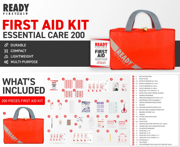 Ready First Aid - Essential Care 200 First Aid Kit