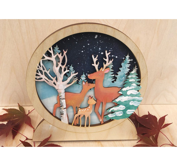 McTavish Art Kits - 3D Deer Family