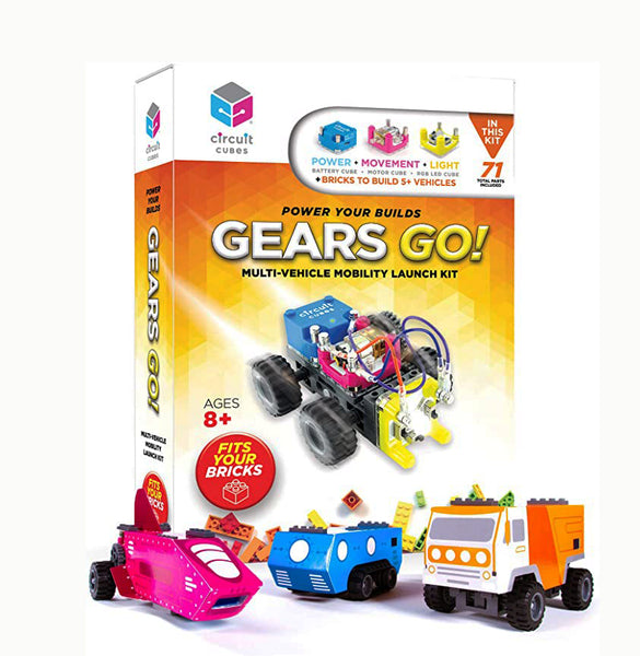 Circuit Cubes Gears Go Kit