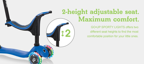 Globber Go Up 4-in-1 with Lights Scooter - 15 months to 6