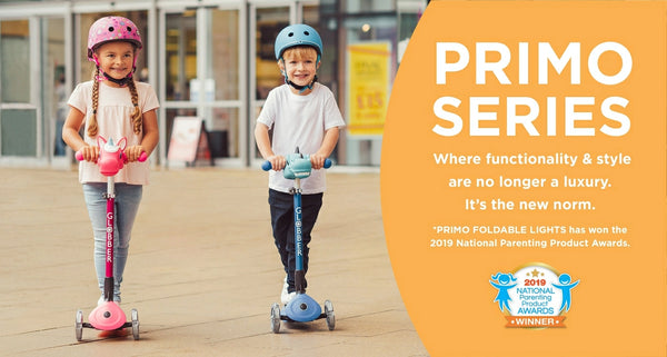 Globber Primo Foldable Scooter - 3 to 6+ years