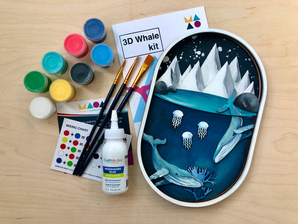 McTavish Art Kits - 3D Whale