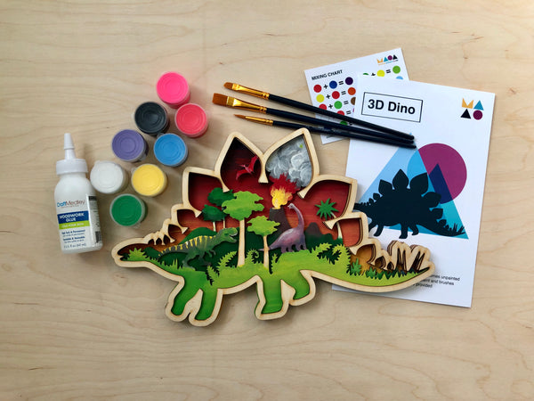 McTavish Art Kits - 3D Dinosaur