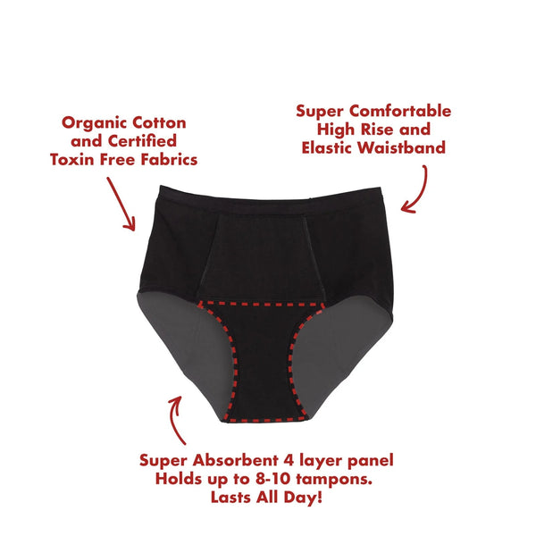 The Period Company - The Organic Cotton High Waisted