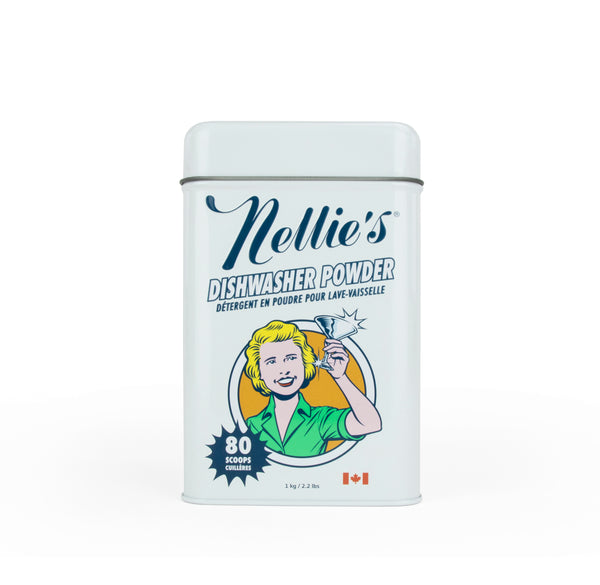 Nellie's Dishwasher Powder Tin - 80 Scoops