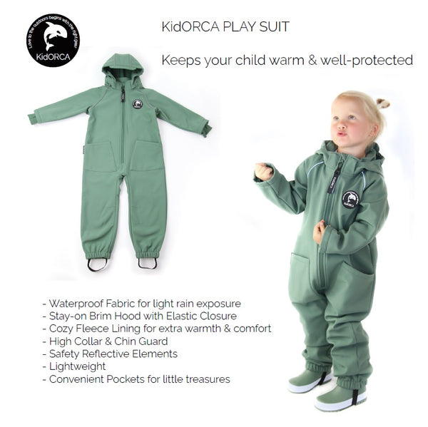 KidORCA Toddler Softshell Playsuit