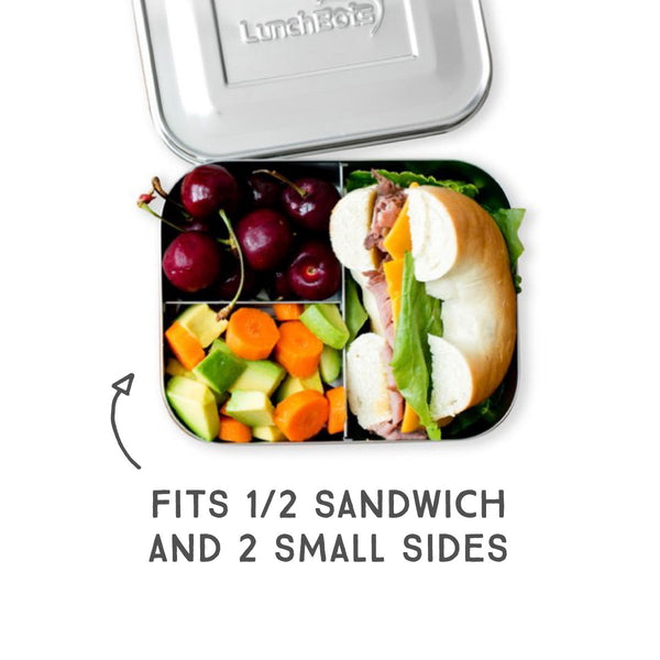 LunchBots Medium Trio Bento Box