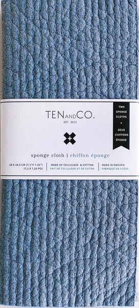 Ten and Co. Swedish Sponge Cloths - 6 Pack Solids