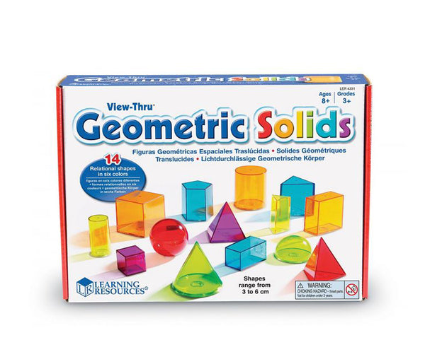 Learning Resources View-Thru Geometric Solids