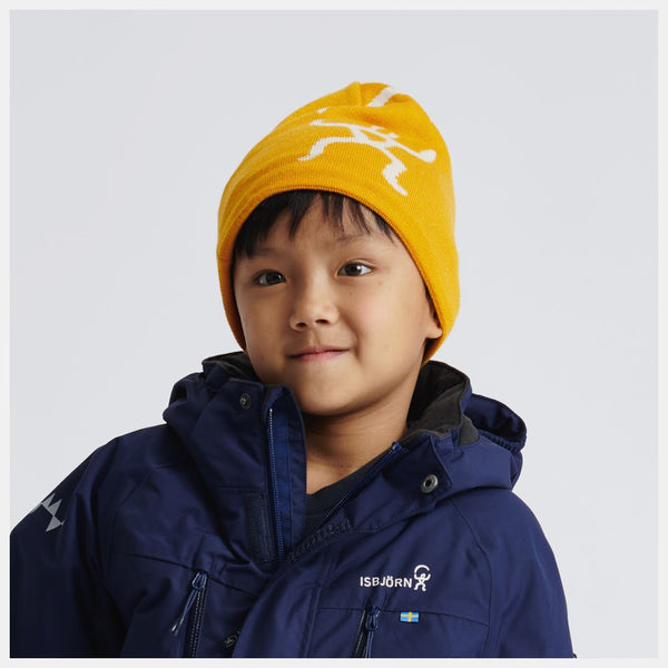 Isbjorn Hawk Merino Wool Blend Cap with Fleece Lining