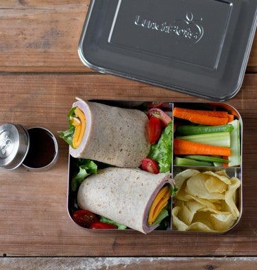 LunchBots Large Trio Bento Box