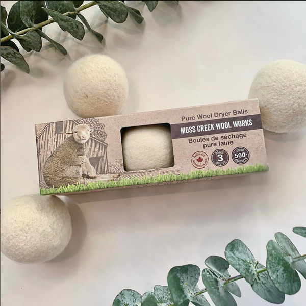 Moss Creek Wool Dryer Balls - 3 Pack