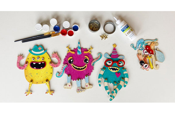 McTavish Art Kits - Mix and Match Monsters