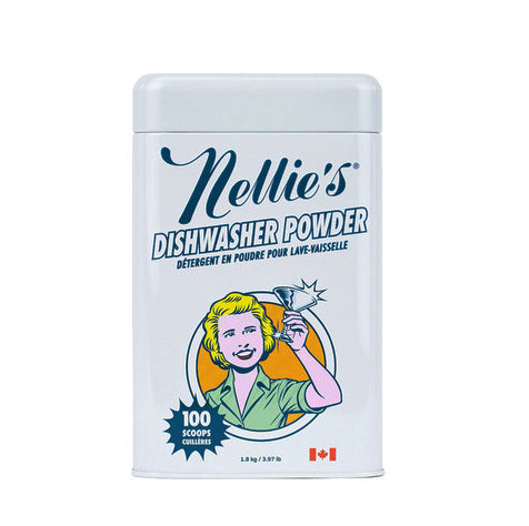 Nellie's Dishwasher Powder Tin - 100 Scoops