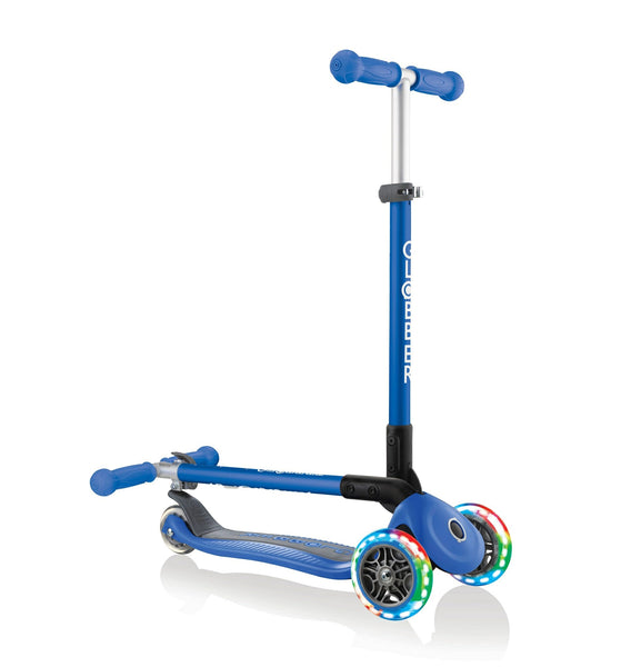 Globber Primo Foldable with Lights Scooter - 3 to 6+ years