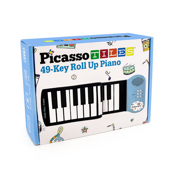 Picasso Tiles Roll Up Educational Piano Keyboard