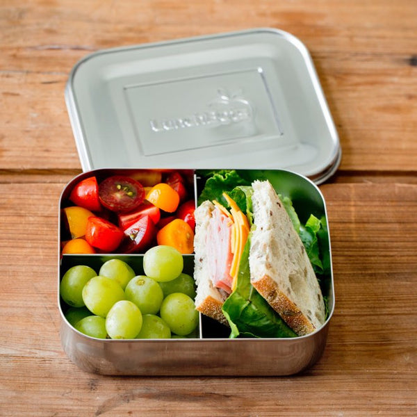 LunchBots Medium Trio Bento Box