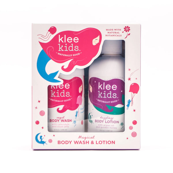 Klee Kids Natural Body Wash & Body Lotion